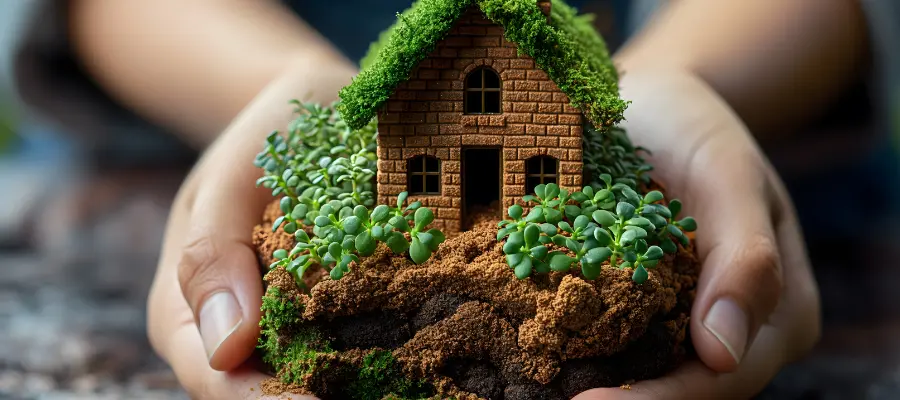 Environmentally friendly house