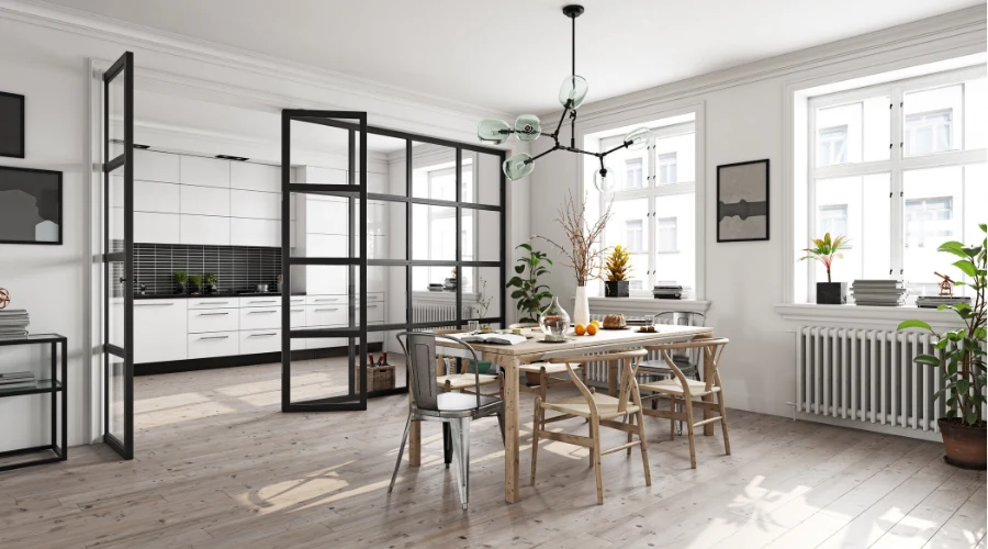 Open Shelving Partition