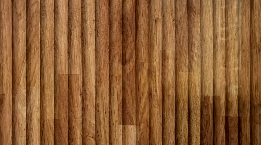 Louvered Wood Walls