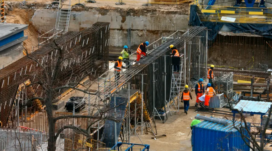 Raft Foundation construction