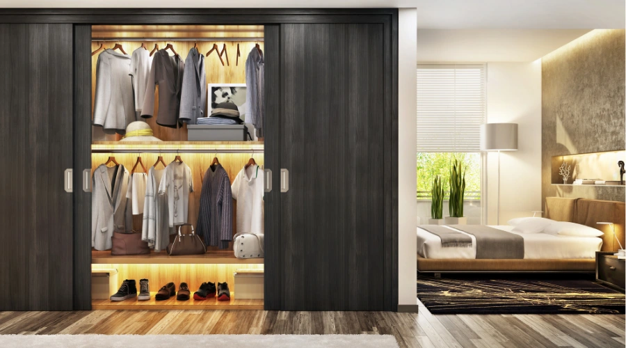 9. The Elegant Victorian Design Sliding Wardrobe