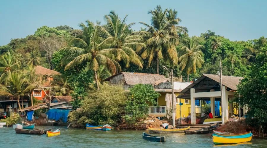 Coastal homes in Goa