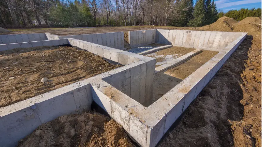 What is meant by a basement foundation?