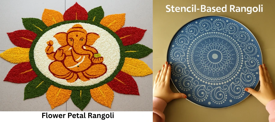 Flower Petal Rangoli