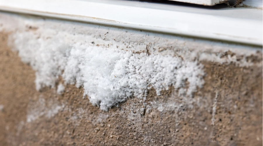 Signs of Efflorescence