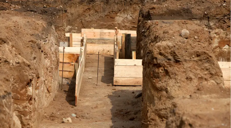 Strip Footing in contruction