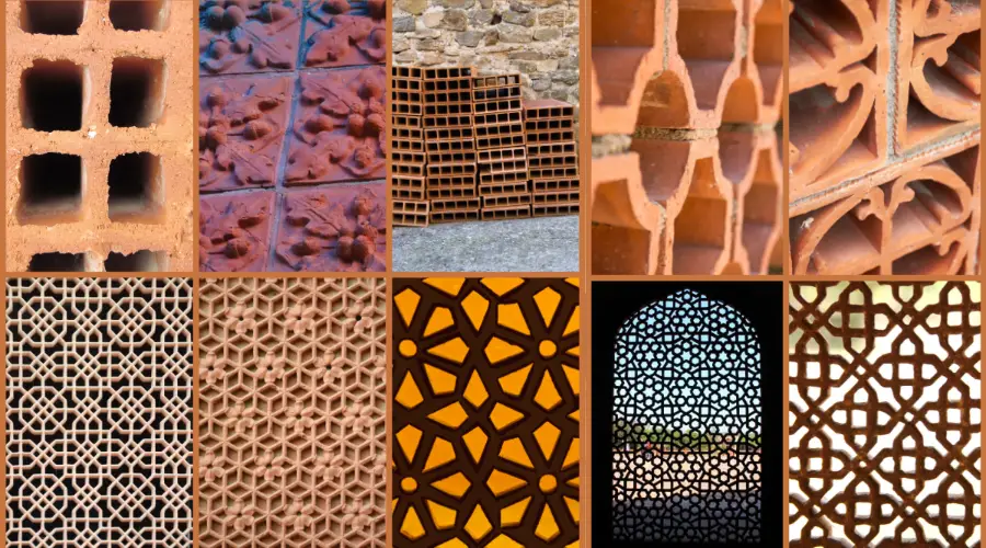 Designs of Terracotta Jali Brick