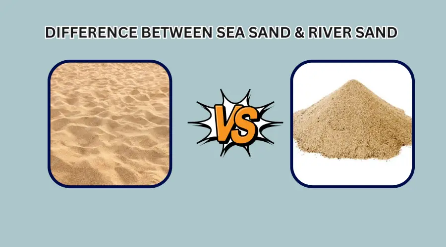 Difference between Sea Sand & River Sand