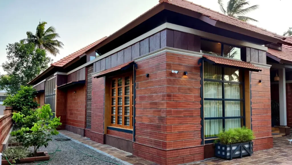 Porotherm bricks house"