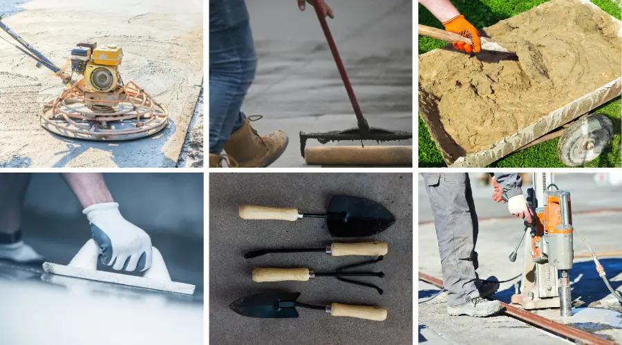Tools and Equipment Needed for Concrete Laying
