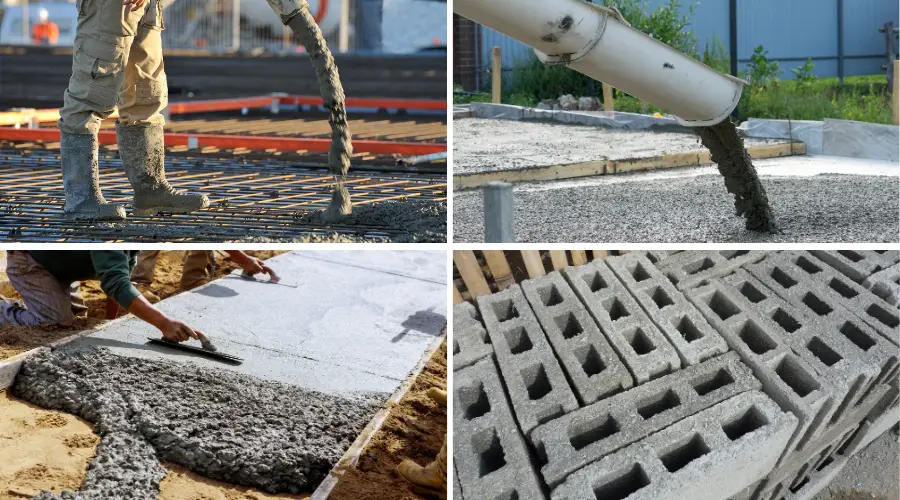Types of Concrete Used in Laying