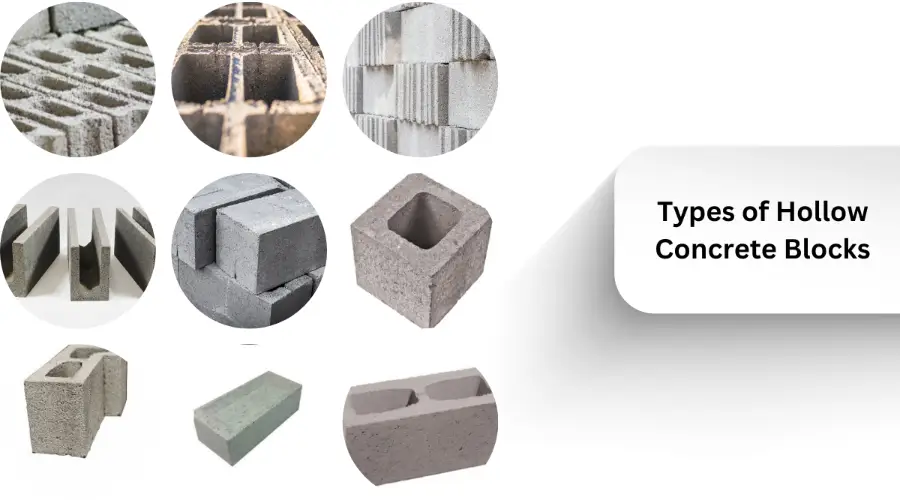 Types of Hollow Concrete Blocks