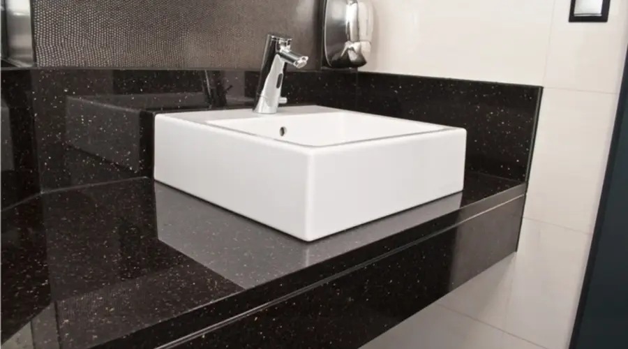 bathrooms and other water-prone areas.