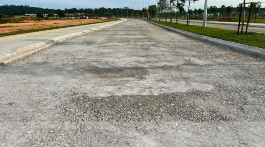 road bases in dry mixing of concrete