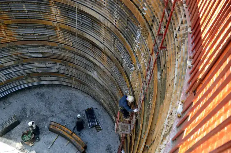 Construction of Pneumatic Caissons