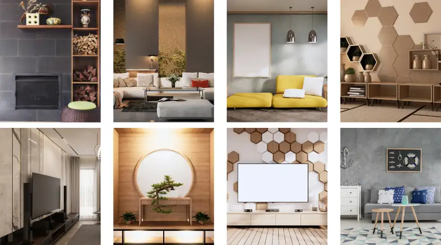 Design Ideas for Living Room Wall Tiles