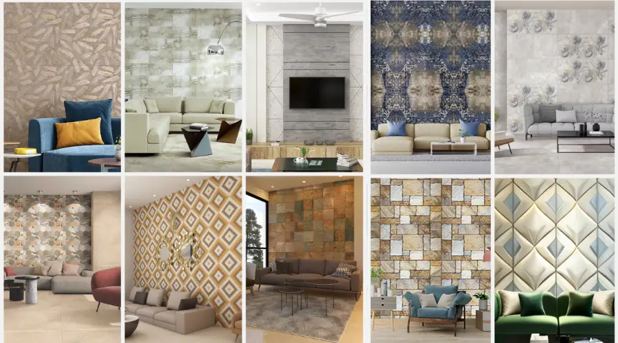 Design Ideas for Living Room Wall Tiles