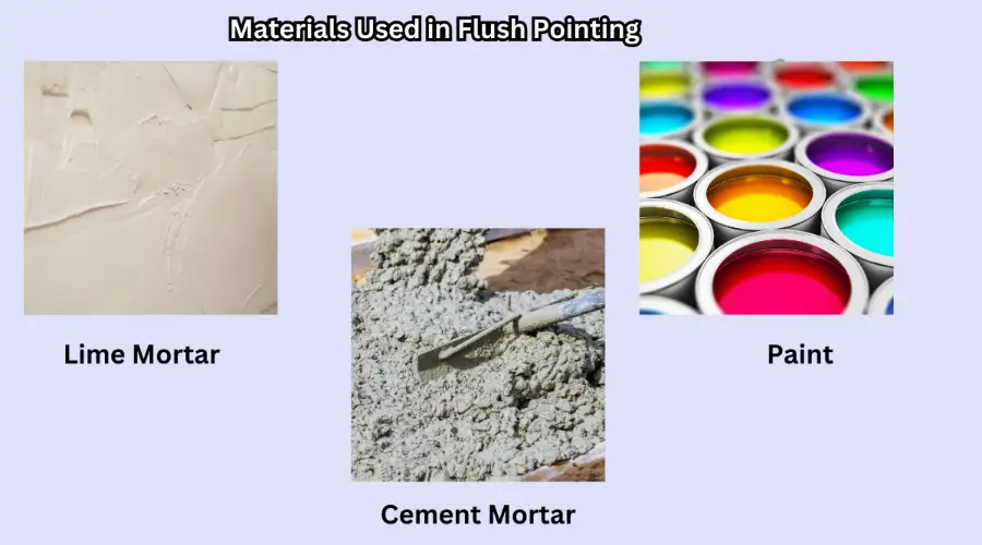Materials Used in Flush Pointing