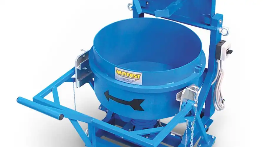 Pan-Type Concrete Mixer