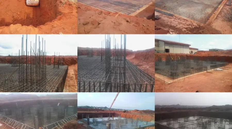 Process of Constructing Cellular Raft Foundations