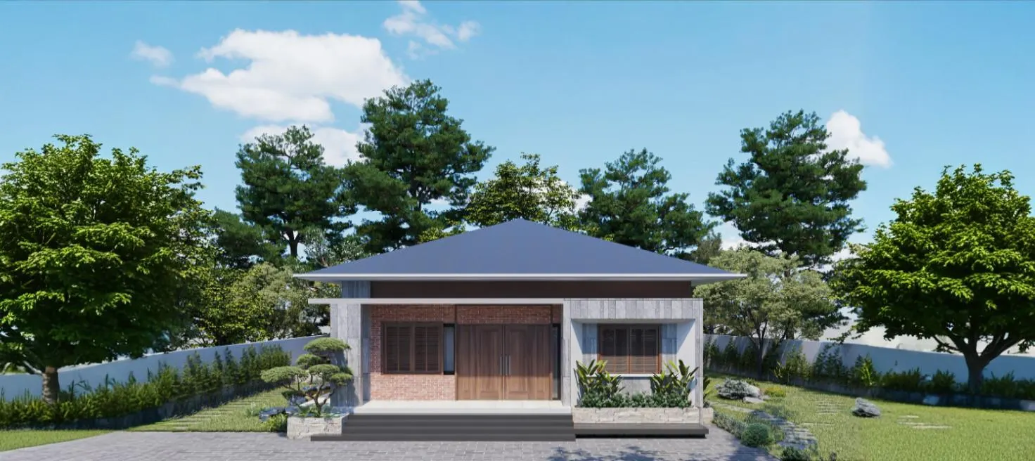 2 BHK House Elevation