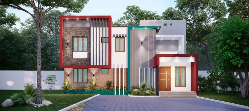 2000 square feet house elevation