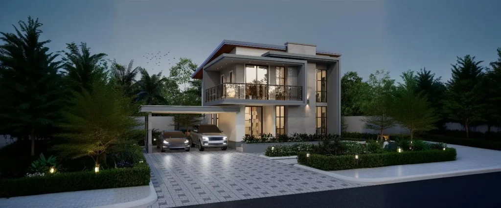 4 bhk house elevation