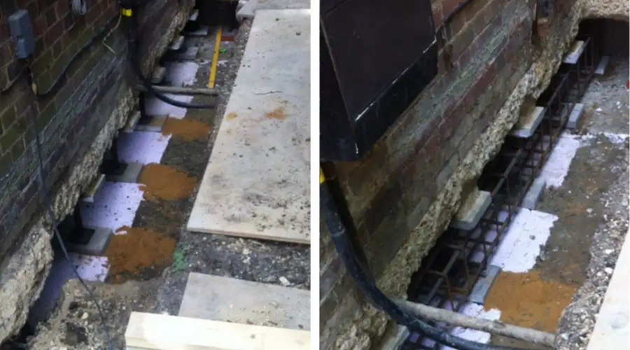 Beam and Base Underpinning