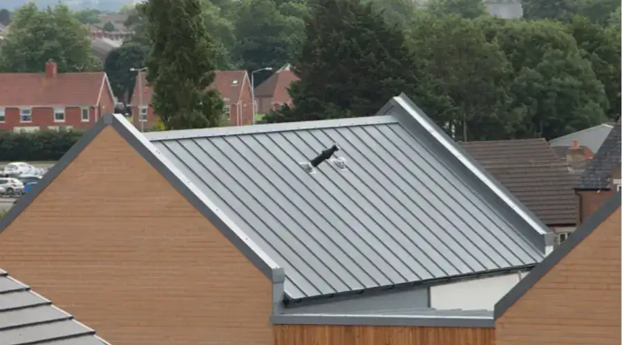 Sloped Parapet Roofs: