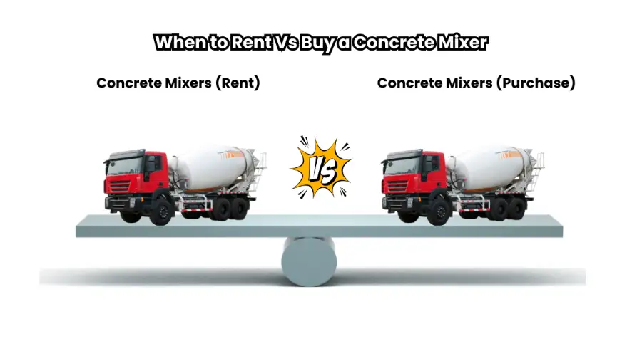 When to Rent Vs Buy a Concrete Mixer