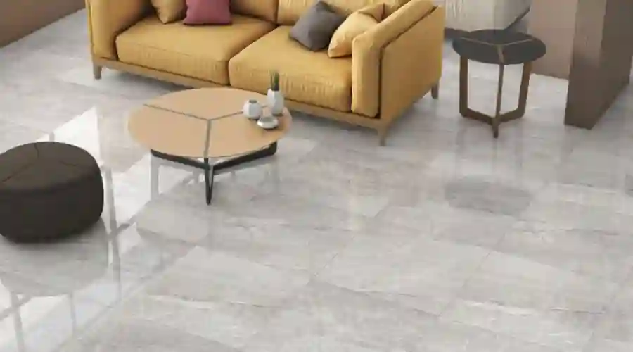 Glazed porcelain tiles