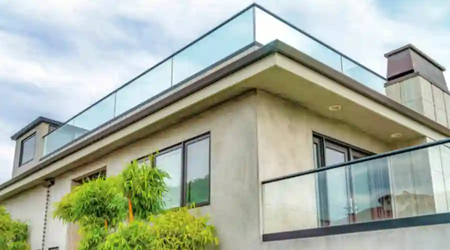 Glass and Steel Railing
