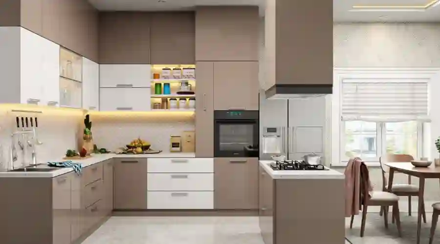 Indian-Style Open Kitchen