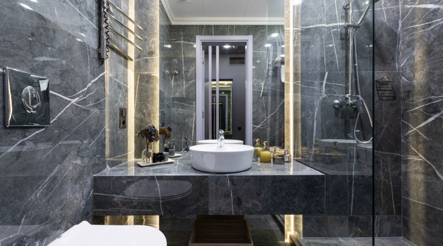 Bathroom Black Marble