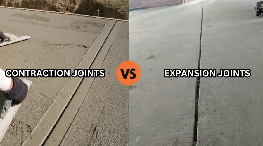 Contraction Joints vs Expansion Joints