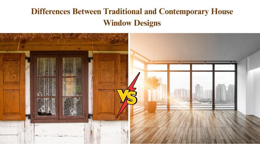 Differences Between Traditional and Contemporary House Window Designs