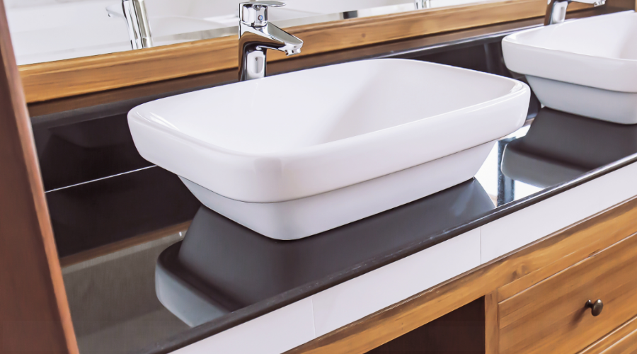 In-built Table Top Wash Basin Design
