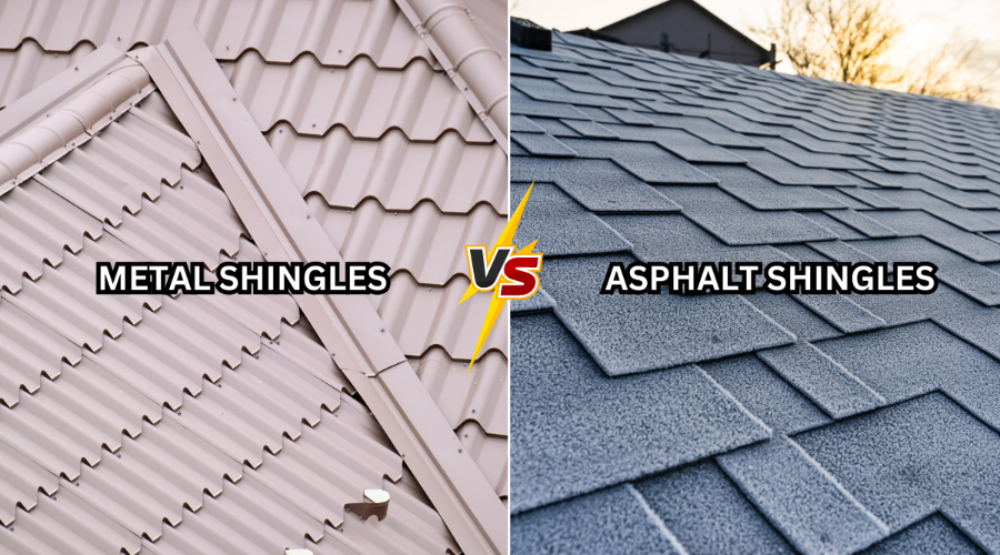 Metal Shingles vs. Asphalt Shingles