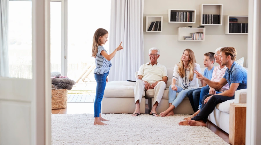 Overview of Family Room