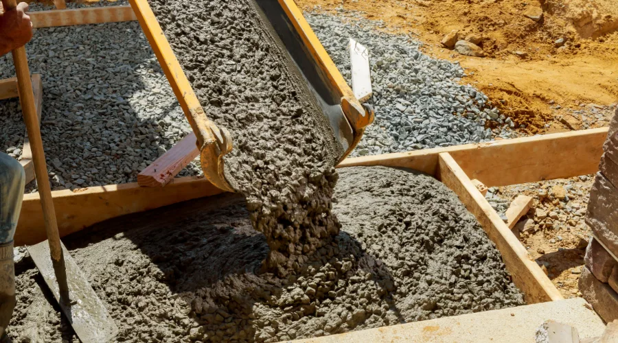 Pouring Concrete