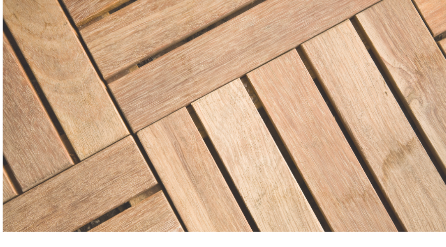 Wood Deck Interlocking Tiles