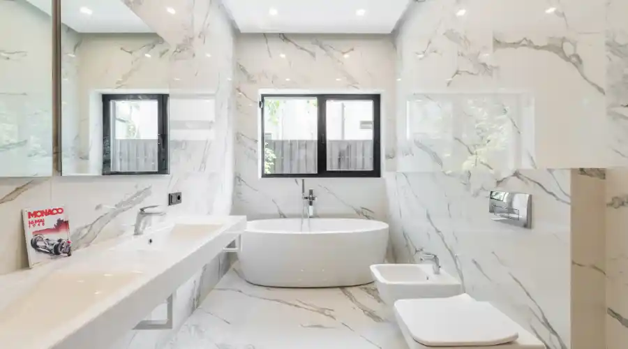 Carrara Marble Bathrooms