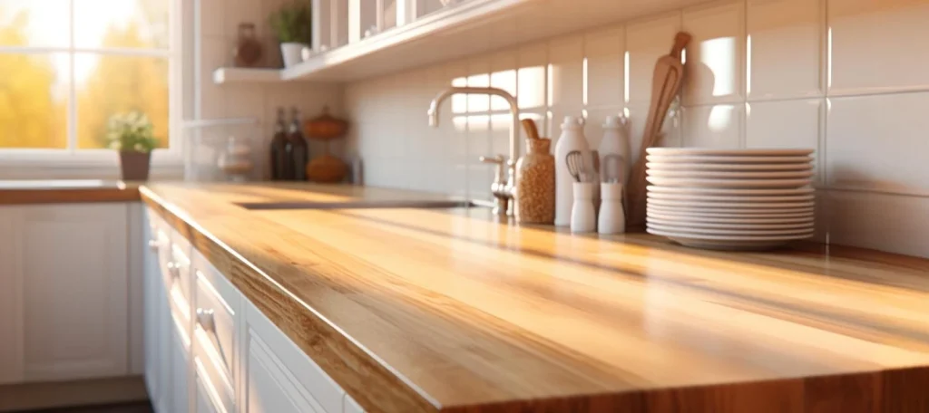 wood countertop