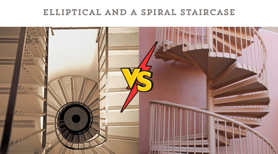 Elliptical and a Spiral Staircase
