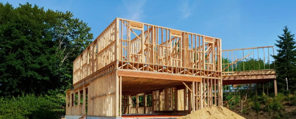 wood frame house