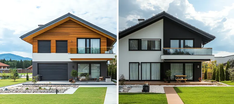 Farmhouse vs. villa