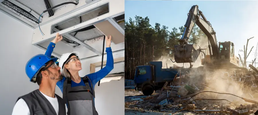 demolition and renovation