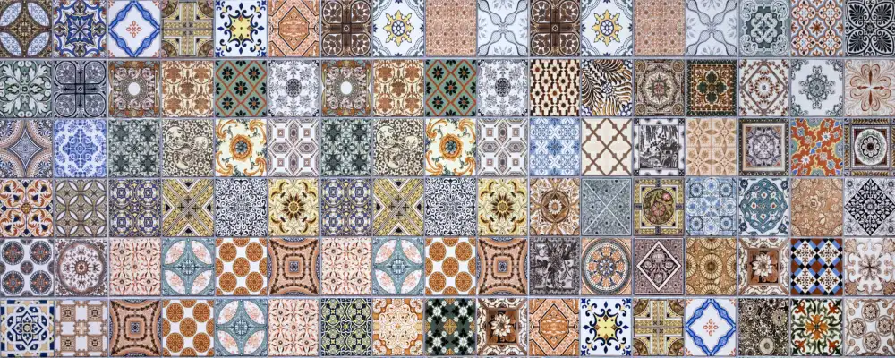 Patterned Kitchen Tiles -