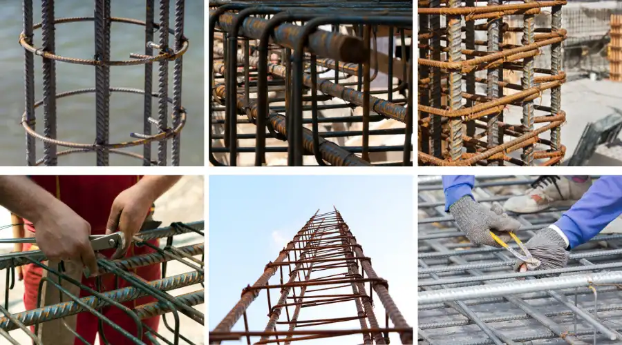 Types of Lateral Ties Used in Columns