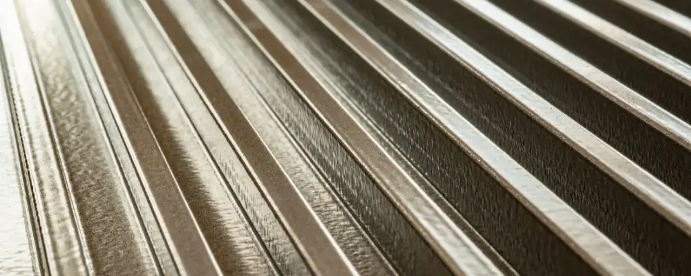 corrugated iron